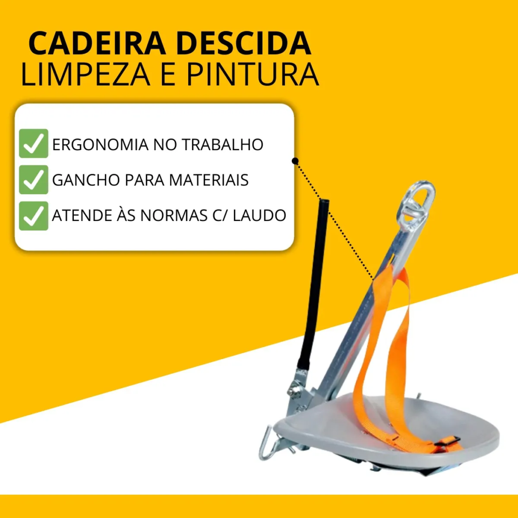 Entenda quanto custa uma cadeirinha para pintura predial e como avaliar o custo-benefício: segurança, normas, durabilidade e opções na MGlasto.